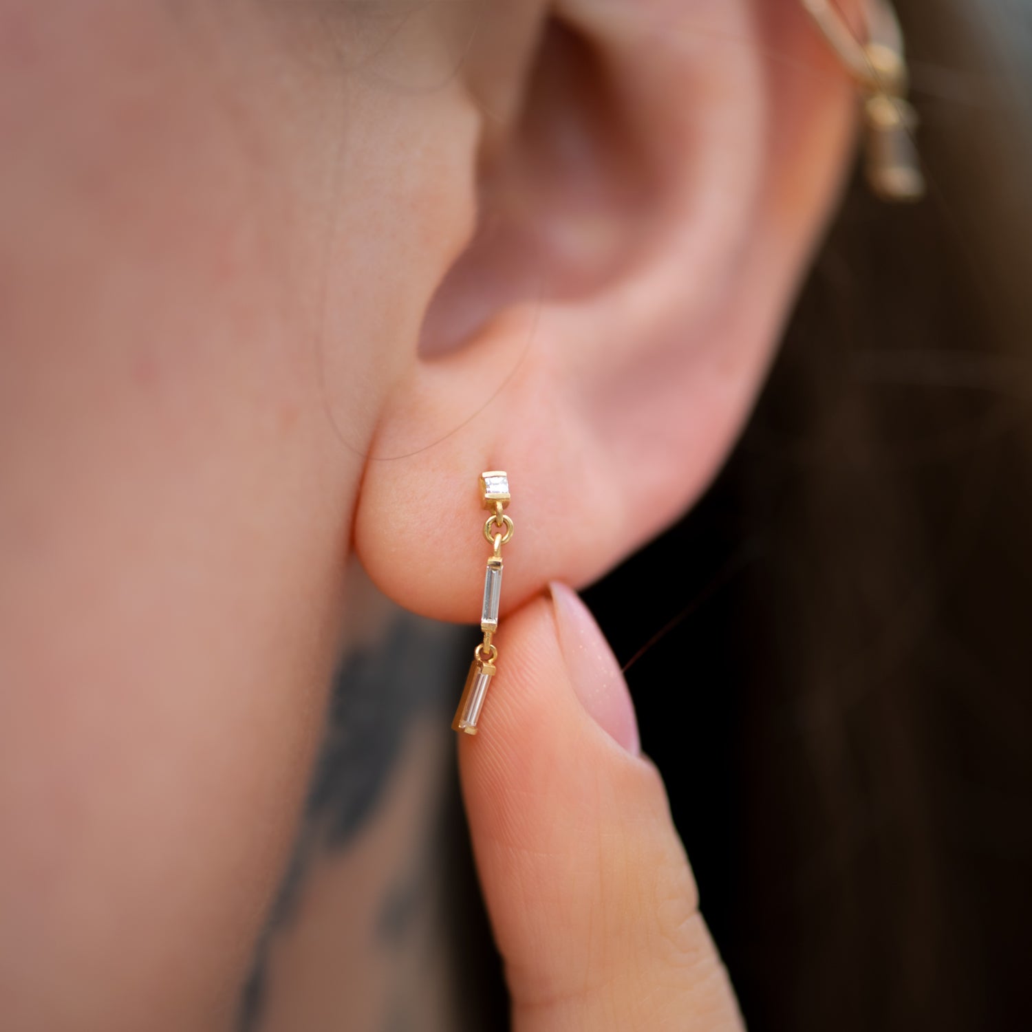 Sizzling Peacock Gold Drop Earrings | Jewelry Online Shopping | Gold Studs  & Earrings